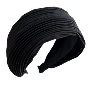 韩系褶皱宽边发箍女2025新款高颅顶头箍日常外戴发卡遮发际线头饰