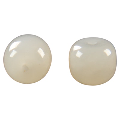 天然真品和田玉老型珠手串配珠