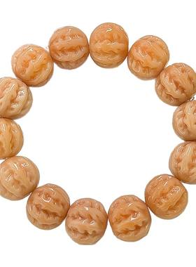 天然菩提根京八棱秋子雕刻男女款