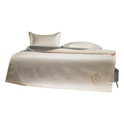 水星家纺1000D凉席A类抑菌可水洗冰丝席可折叠凉感席子夏季26床品