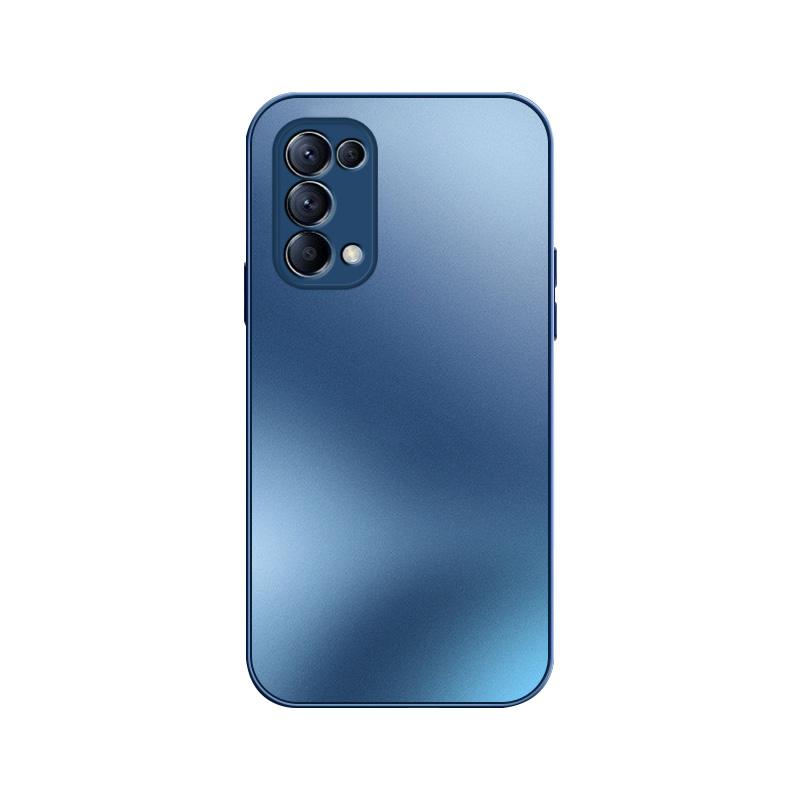 适用opporeno5手机壳新款reno5pro超磨砂玻璃reno5k软硅胶reno4高级感reno5男潮牌pro防摔reno3网红女保护壳