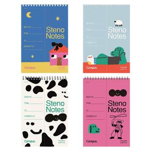 KOKUYO国誉线圈笔记本英语单词本螺旋上翻本塔卡沙a5分栏速记本