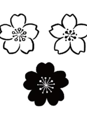 再变草本纹身贴小樱花防水持久
