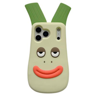 MoreRex搞怪卡通立体香肠嘴大葱适用苹果17手机壳iphone16promax新款15硅胶14防摔保护套13创意17pro女款可爱