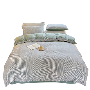 南通家纺纯棉被套单件100全棉180x220x240cm被罩单人学生宿舍1.5m