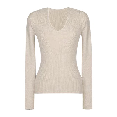 大码胖mmV领针织打底衫秋冬季女