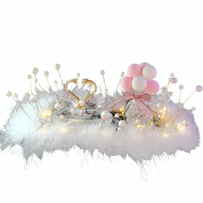 带灯汽车摆件女神款车载香水座男