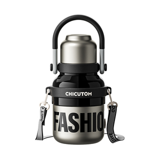 陶瓷保温杯大容量不锈钢水杯男生新款2025高颜值杯子外出便携水壶