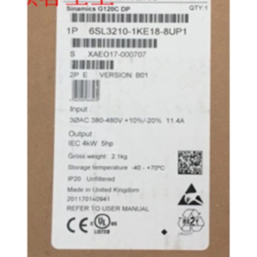 议价西门子SINAMICS三相交流G120C  6SL3210-1KE21-7UP17.5千瓦变