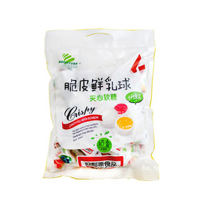 好利源500g软糖2袋脆皮鲜乳球