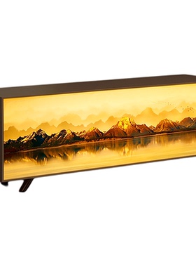 日照金山灯光画氛围灯创意摆件