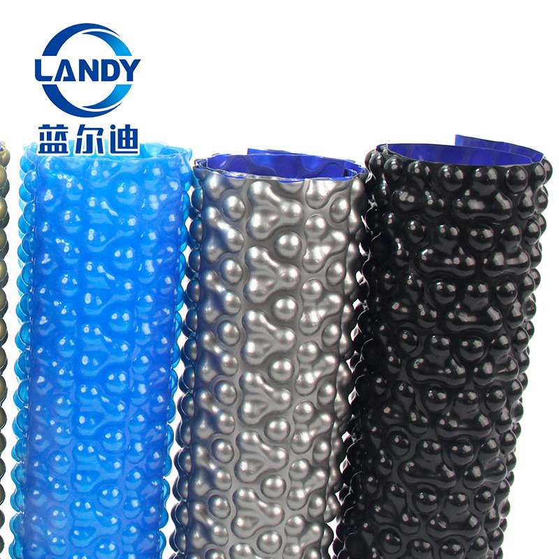 游泳池保温盖膜包边打孔泳池浴室塑料PE气泡膜搭配收卷机现货