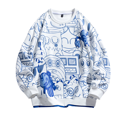 不起球不褪色不缩水长袖卫衣