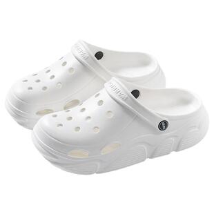 回力洞洞鞋女款2025新款夏季eva防滑防臭沙滩厚底洞洞拖鞋女外穿