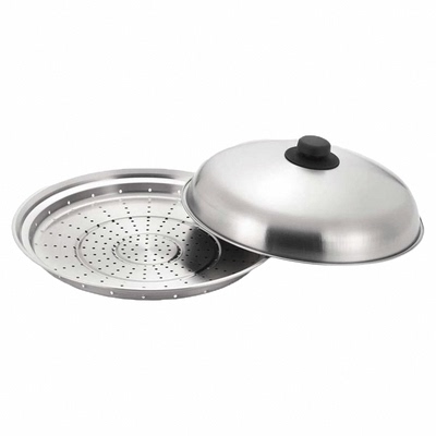 吉川进口飞碟蒸盘蒸格不锈钢带盖