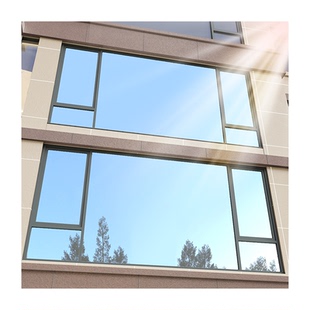 反光隔热膜玻璃防晒遮光银色镜面窗户透光不透明单向透视防窥贴纸