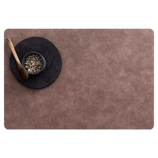 餐垫防水垫复古高级轻奢耐热皮革餐台餐桌隔热垫防水防油防烫桌垫