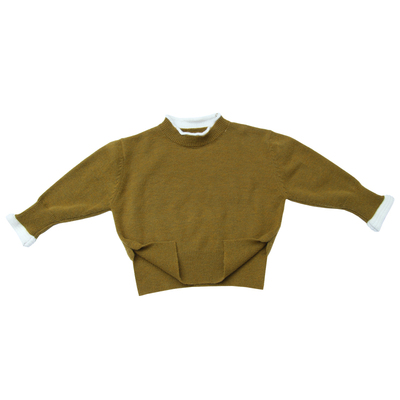 1-3折Buton kids女童男童秋冬毛衣加厚羊毛衫时尚保暖内搭亲子装