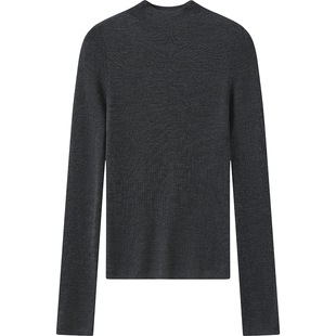 播修身气质打底100%羊毛针织衫女秋冬洋气内搭DDS4SD5205