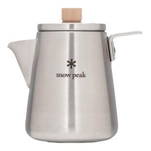 snowpeak雪峰露营户外进口不锈钢咖啡大师壶CS-115