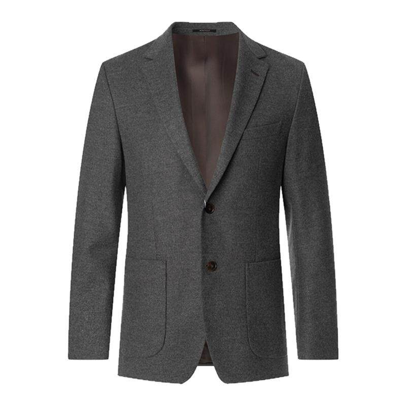 梦特娇含绵羊毛男装正装西服外套
