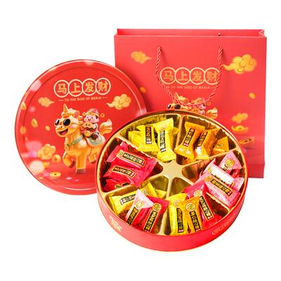 马上发财礼盒徐福记酥心糖多口味