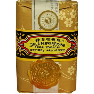 经典上海蜂花檀香皂125g远销海外沐浴皂洗澡正宗老国货润滑男女