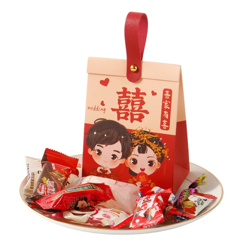 喜糖成品礼盒含糖，包好发货