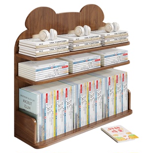 学科分类置物架学生桌面儿童阅读区书立书架书房分层书本展示架桌面收纳书立架多层绘本架阅读架分类收纳架子