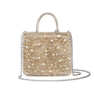 许妍同款安anteprima女包PERLAGLITTER礼物单肩斜跨包链条方包女