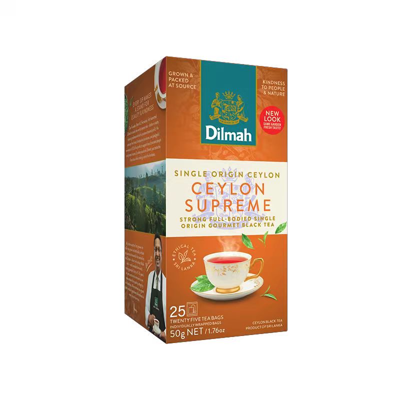 Dilmah迪尔玛伯爵红茶英式早餐锡兰红茶斯里兰卡进口袋泡茶下午茶
