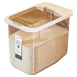 茶花米桶密封家用防虫防潮食品级加厚橱柜米箱10斤小号食用级面桶