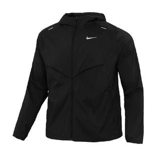 NIKE耐克外套男梭织夹克健身训练服连帽跑步休闲运动服CZ9071-010