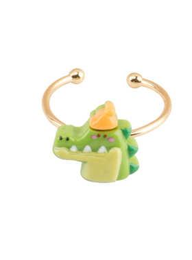 生日动物园系列戒指可调节百搭小花猫小狐狸小熊小鳄鱼河马手饰