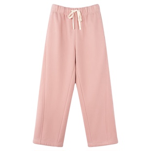 COCO ZONE 刘 一一 “两穿卫裤”抽绳系带垂坠感休闲裤 CD1A1696