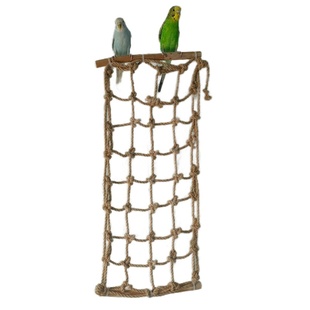 鹦鹉爬网吊网育鸟缘玄凤虎皮松鼠仓鼠宠物麻绳网攀爬训练玩具用品