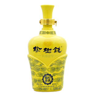 榆树钱酒53度长春壹号纯粮酒酱香型白酒1L装吉林名酒礼盒装送礼