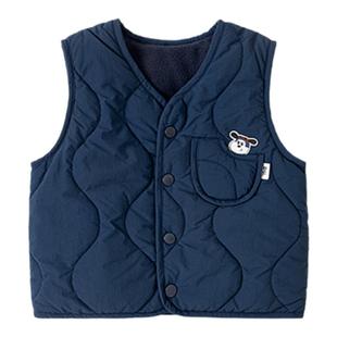 宝宝马甲嘟嘟家男童保暖背心儿童秋冬坎肩马夹女童婴幼儿童装上衣