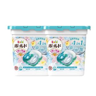 宝洁 BOLD 4D洗衣凝珠 洗衣液 11个/盒*2组合 清新浓郁花香可选