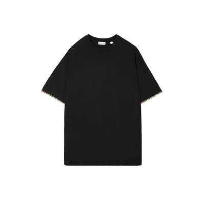 BURBERRY男士纯棉圆领T恤