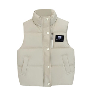 新款加厚男童秋冬儿童马甲羽绒棉女童棉马夹中大童冬装外穿潮坎肩