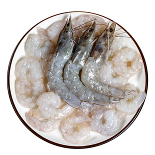 新鲜超大大虾虾仁鲜冻无冰不泡药冷冻海鲜水产非去虾线无保水剂