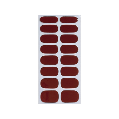 简约经典纯色渐变防水美甲贴纸