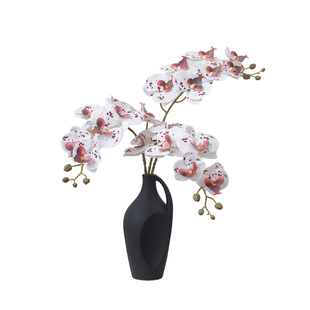 蝴蝶兰仿真花高档胶片假花摆件客厅花艺餐桌花装饰插花道具摆设