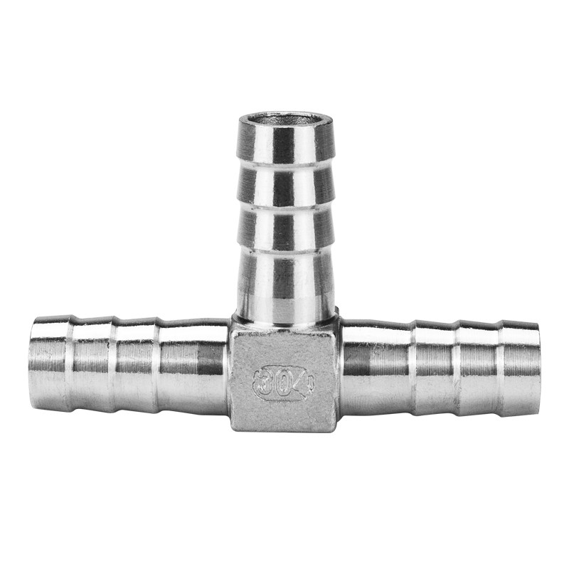 304不锈钢宝塔三通T型丁字三叉格林宝塔软管气管皮管接头15/20/25