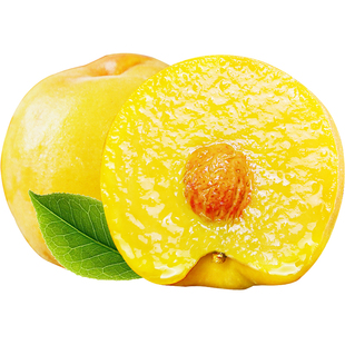 砀山黄桃水果新鲜蜜桃子9斤整箱包邮应当季黄肉脆甜锦绣5带毛油