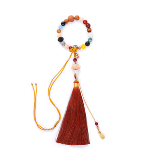 【杭州灵隐】十八籽汽车车挂挂件吊坠出平安出行18籽多宝菩提挂件