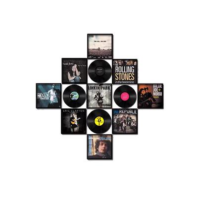 黑胶唱片画装饰挂件免打孔双面胶