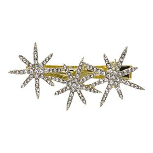 闪钻星星发夹女绝美刘海侧边夹发饰2025新款高级感精致鸭嘴夹发卡