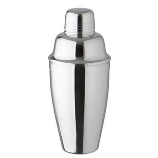 日本进口YUKIWA亮光金圈定制调酒器三段摇酒壶雪克壶调酒壶分酒壶